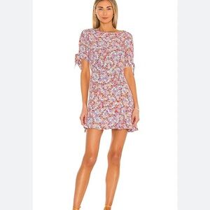 Faithfull the Brand Multicolor Floral Dress